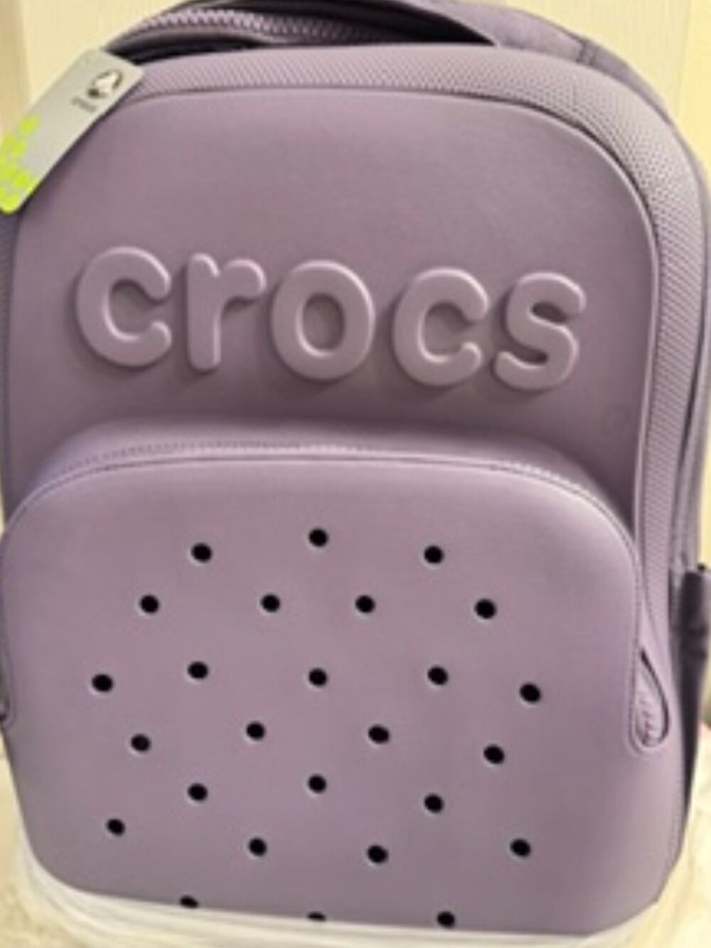 Crocs Backpack-with 2 zipper for laptop- NAVY color -New with Tag
